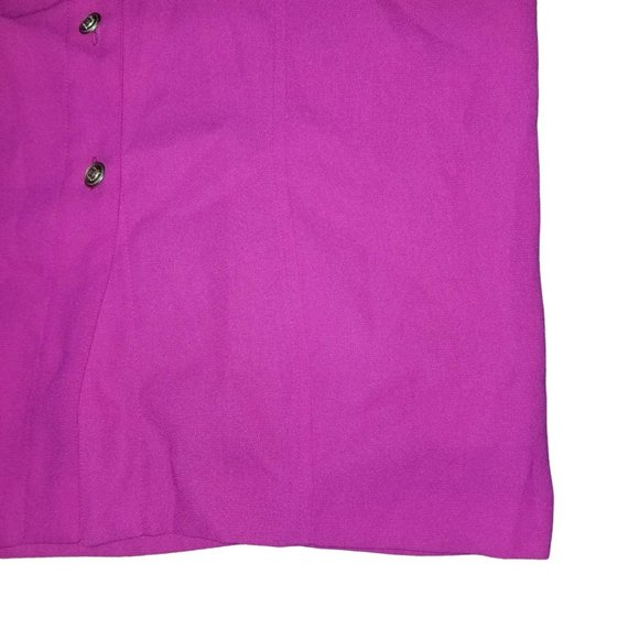 VTG Debra Michaels Womens Pink Button Front Collared Shift Maxi Long Dress 12 - Picture 3 of 4